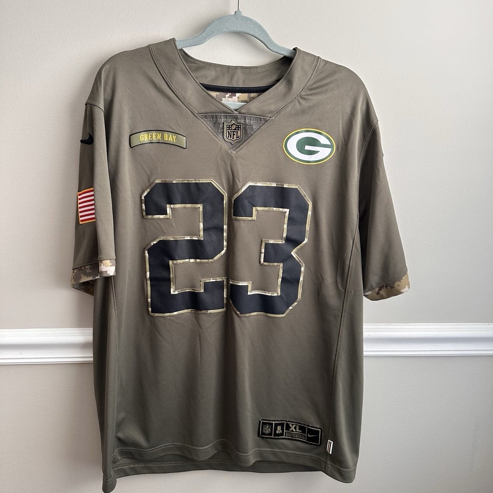 Nike NFL Green Bay Packers Jersey XL Salute to Service #23 Jaire Alexander